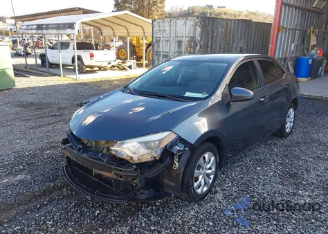 2015 Toyota Corolla Le из США, поврежденный, VIN 2T1BURHE9FC285426